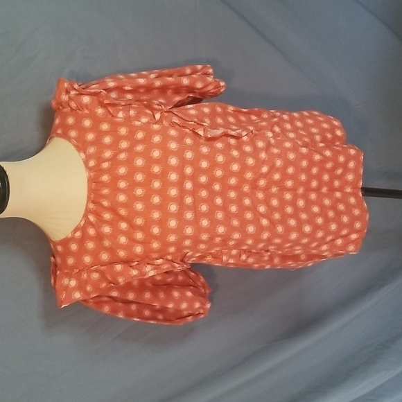 Universal Thread Cottagecore Prairie Ruffle Blouse Medium - Picture 3 of 6